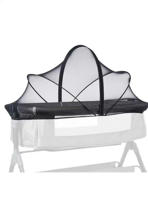 Crib Netting Mesh Portable Bassinet Cover Mos-quito Net Cover For Playard Cradle Co-Sleeping Travel Camping Outdoor Naps