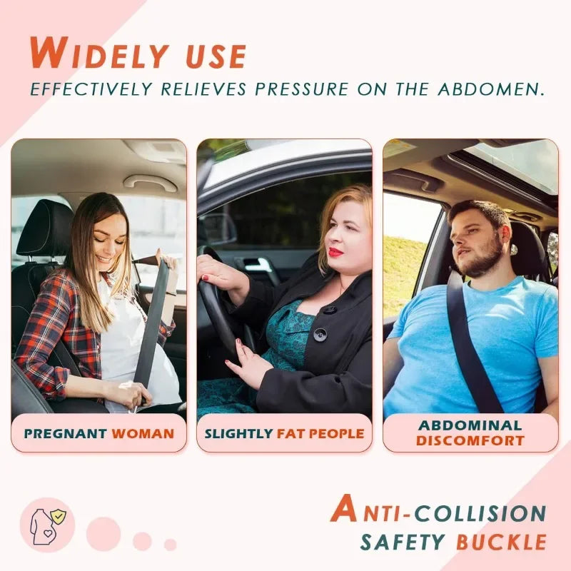 Car Seat Safety Belt for Pregnant Woman Maternity Moms Belly Unborn Baby Protector Adjuster Extender Kit Automotive Accessories