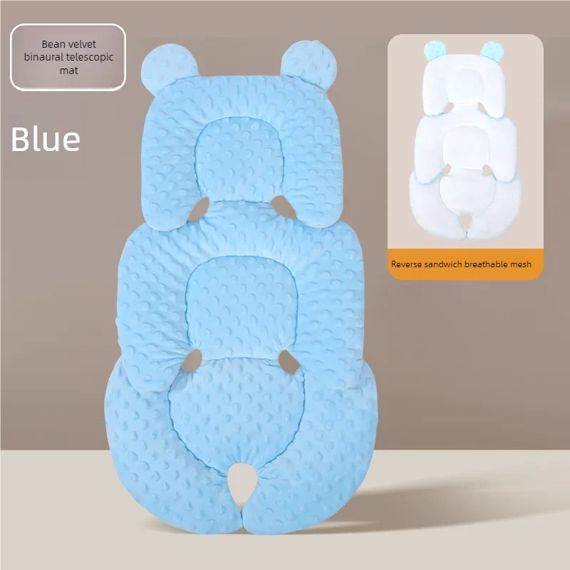 Baby stroller cushion universal insulation mattress insert for car seat, breathable mesh on both sides for all seasons