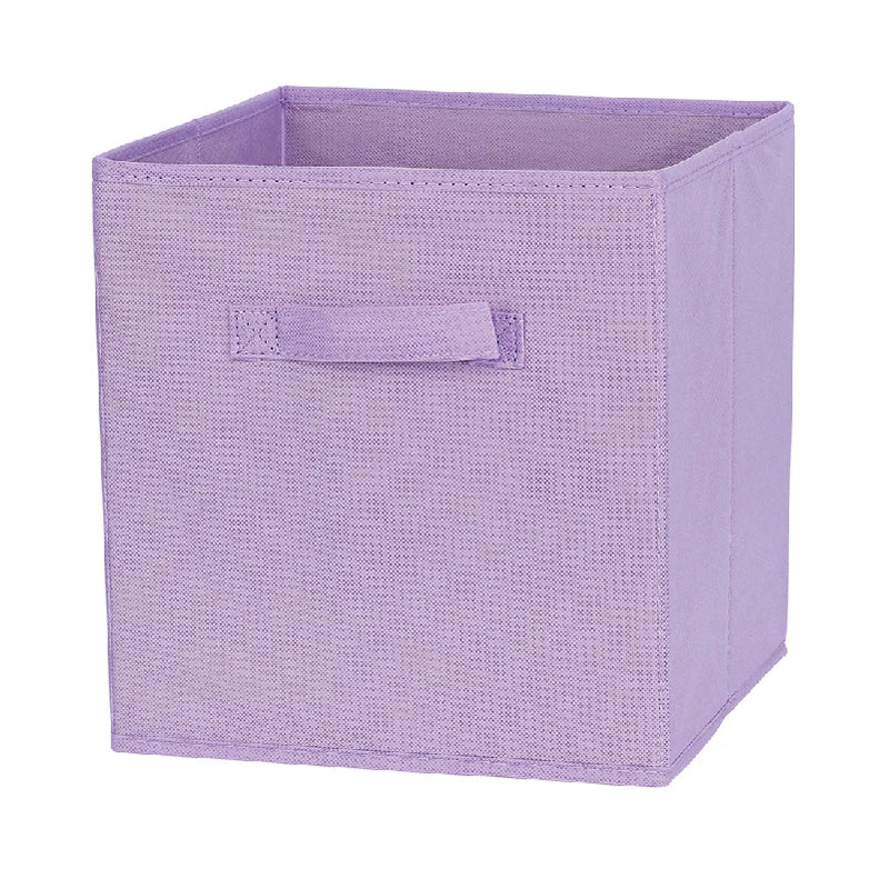 Collapsible Cube Storage Bin Non Woven Fabric Storage Box Home Supplies Closet And Toys Storage,Clothing bookcase storage box