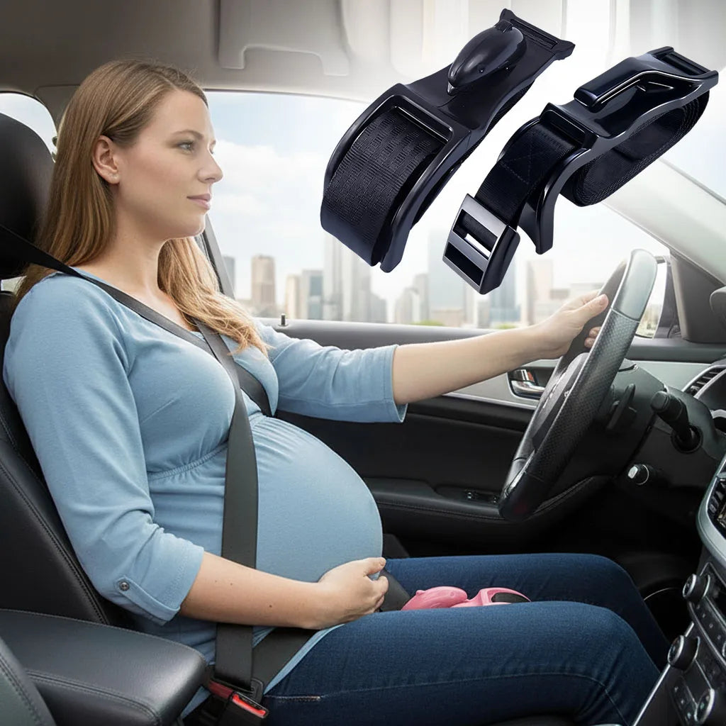 Pregnant Car Seat Safety Belt Woman Maternity Belly Support Belt Moms Belly Unborn Baby Protector Adjuster Extender Accessories