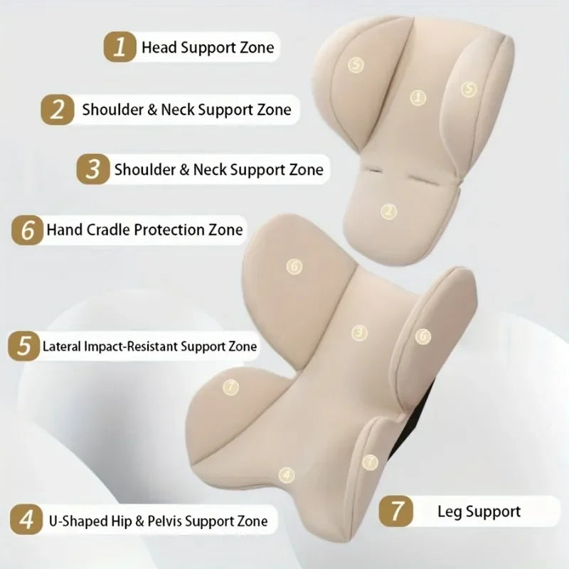 Car Seat Cushion Stroller Mat Baby Changing Pad Universal Waist Head Protector Four Seasons Use Safe For Youngsters Gift