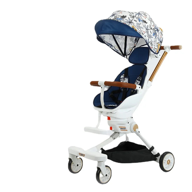 New Lightweight stroller can be carried on the plane baby stroller foldable Can sit and lie down baby trolley car four wheels