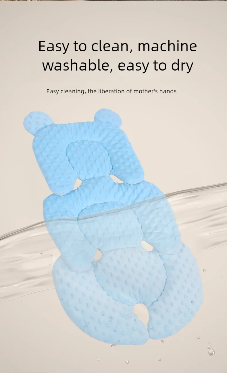 Baby stroller cushion universal insulation mattress insert for car seat, breathable mesh on both sides for all seasons