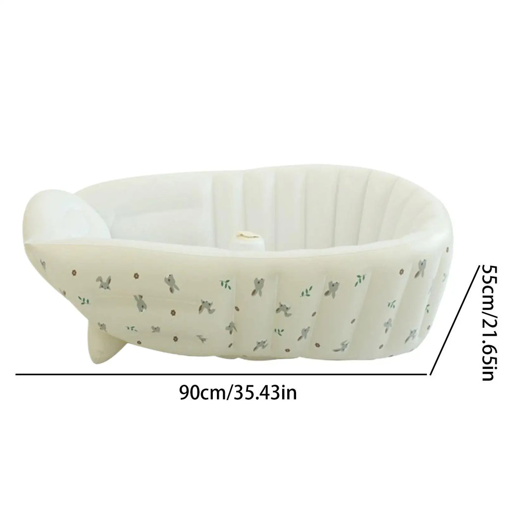 Baby Swimming Bathtub Children's Portable Outdoor Inflatable Pool  Adjustable Bathing Support Seat Newborn Swimming Pool