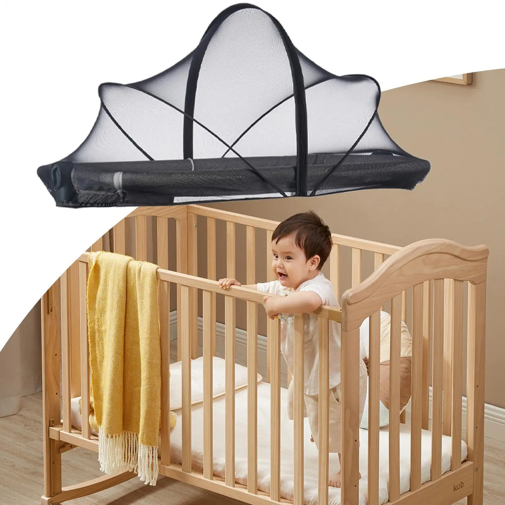 Breathable Mesh Bassinet Cover Foldable Cradle Netting for Stroller Playpen Bed Bug Protection Baby Cot Mosquito Net Infant