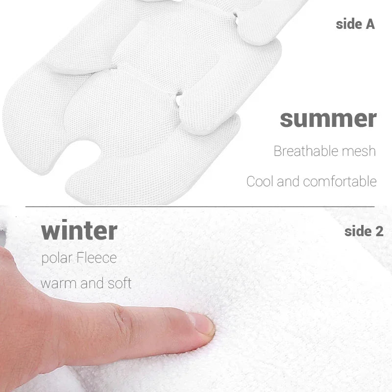Universal Baby Stroller Seat Pad Cotton Seat Pad Baby Car Seat Cushion Child Infant Cart Mattress Mat Stroller Accessories
