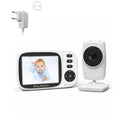 BabyStar 3.2Inch Wireless Video Baby Monitor With Lullabies Auto Night Vision Two Way Intercom Temperature Monitoring Babysitter